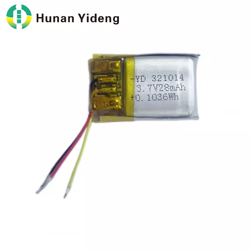 321014 Mały akumulator pryzmatyczny 28 mah 3,7 V
