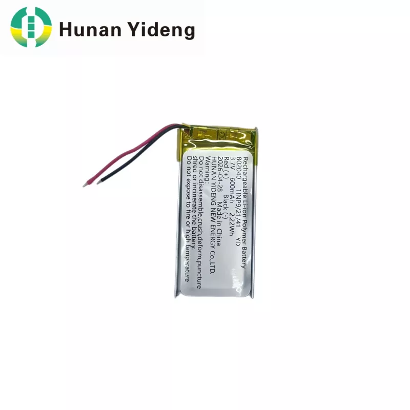 802040 Akumulator 600 mAh do dyktafonu i zabawek elektrycznych