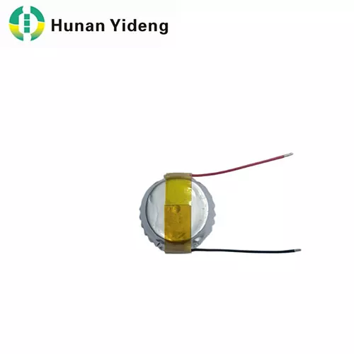 1254 3.7v 75mAh 0.277wh Pouch Coin Lipo Battery Rechargeable Button Cell